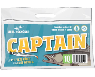 Lieblingsköder Captain fuer trübes Wasser und Sonne