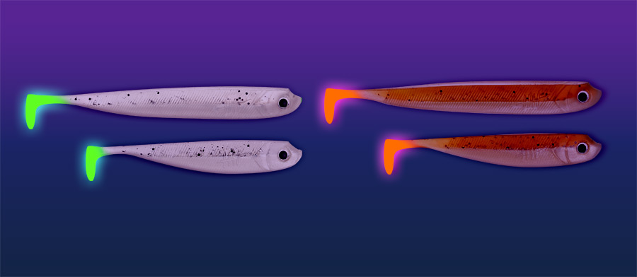 Sunny Lemon und Whisky Orange bei UV-Licht