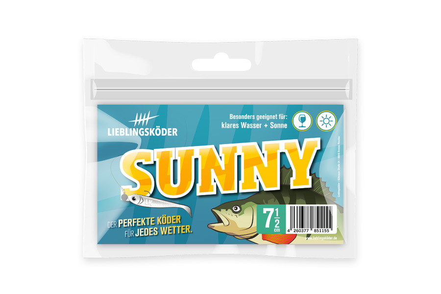 Packung des Zanderköders Sunny