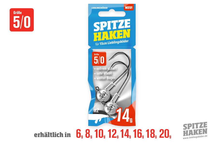 Spitze Haken 5/0