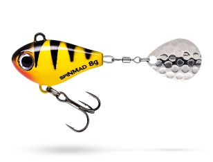 Der gelb-schwarze SpinMad Jigmaster Lemon Tiger 8g